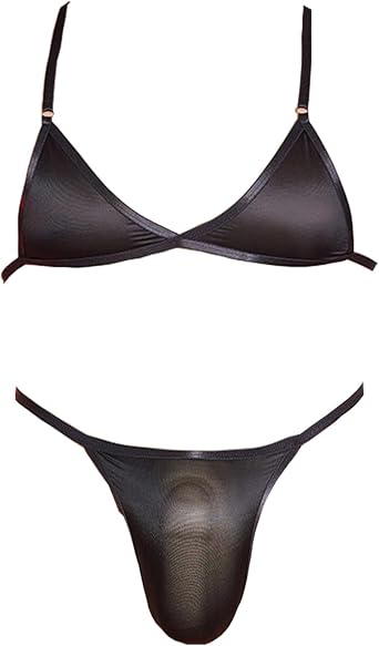 Men Crossdressing Lingerie Clothes, Crossdress Male Apparel Set, Bras Underwear Lace Panties Outfits for Mens Femboy