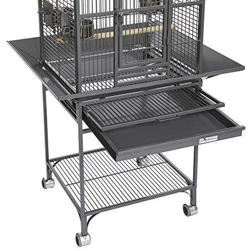 Image of MidWest Homes for Pets Nina Bird Cage-Platinum Dome Top