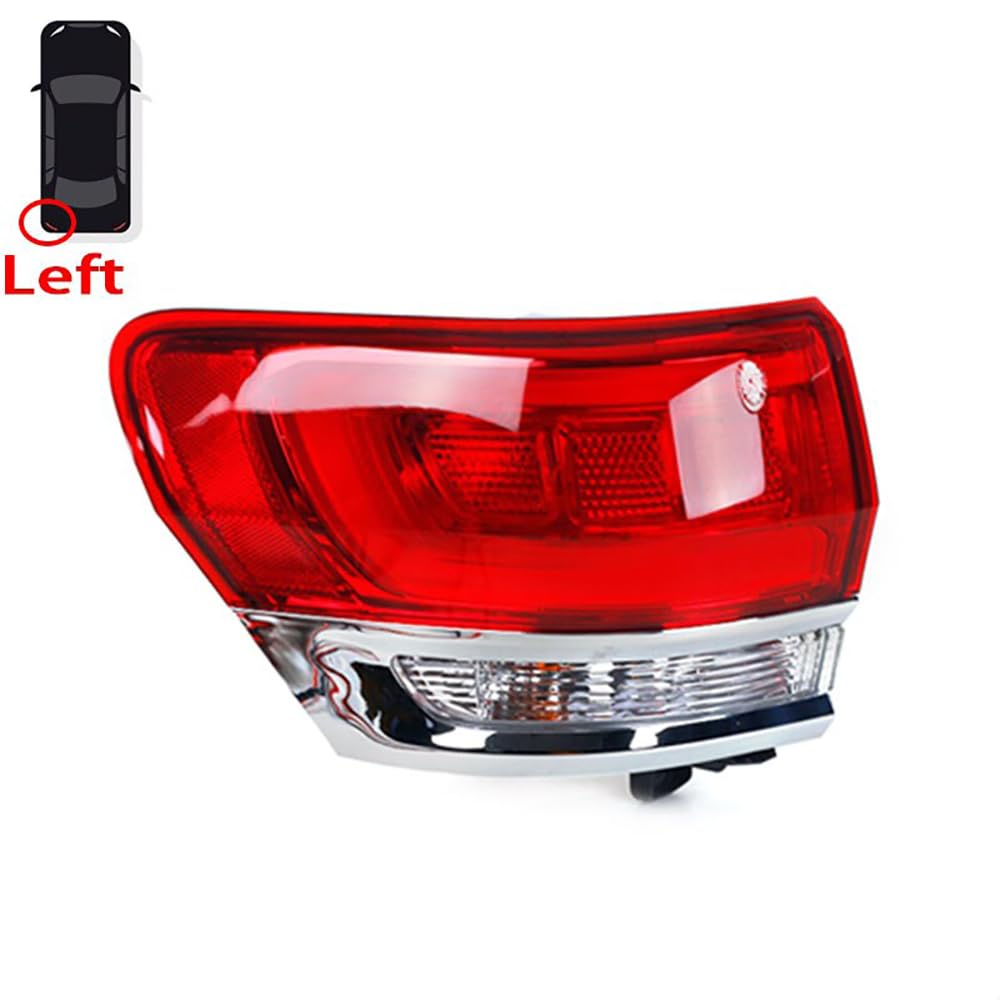 Tylne światło dla Grand Cherokee 2014 2015 2016, wymiana świateł hamulcowych lampa samochodowa lewa prawa strona pasażera kierowca, lewa strona zewnętrzna