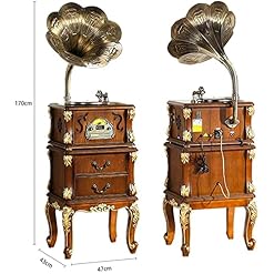 Tourne-Disque Bluetooth en Vinyle rétro Grand Gramophone en Bois Antique avec Support de Table Vinyle Playb Chaque… - Les Beatles, Paul McCartney, John Lennon, RIngo Starr, George Harrison Tourne-Disque Bluetooth en Vinyle rétro Grand Gramophone en Bois Antique avec Support de Table Vinyle Playb Chaque… – Image 3