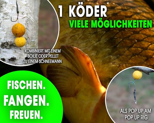Angel-Berger Magic Baits Bait Bundle Pop Ups All in One Köderset Pop Up Boilies Sparpack Carp Hookbaits Floating Boilies – Bild 4
