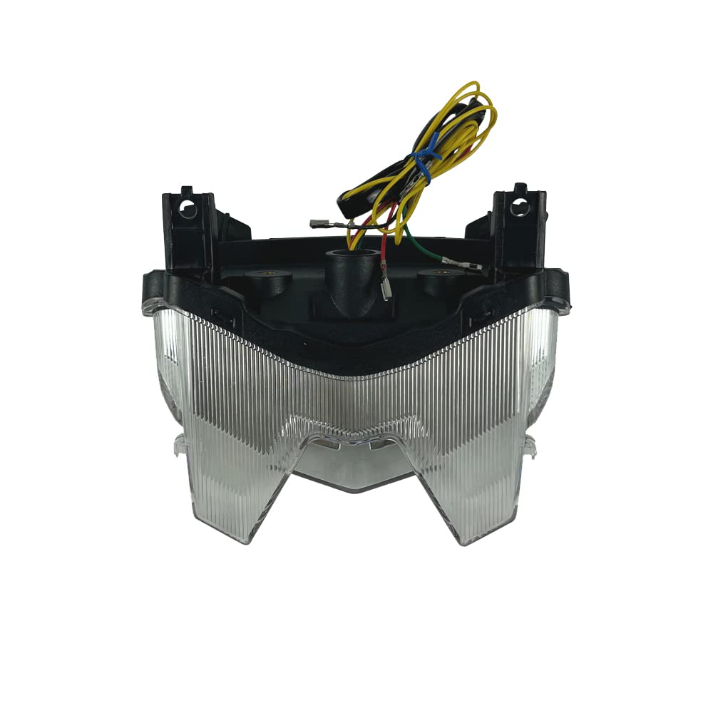 per Yamaha MT09 FZ09 MT FZ 09 2020 2019 2018 2017 Fanale Posteriore Fanale Posteriore Luci Integrate a LED Stop Freno Lampeggiatori Indicatori di direzione (Chiaro)
