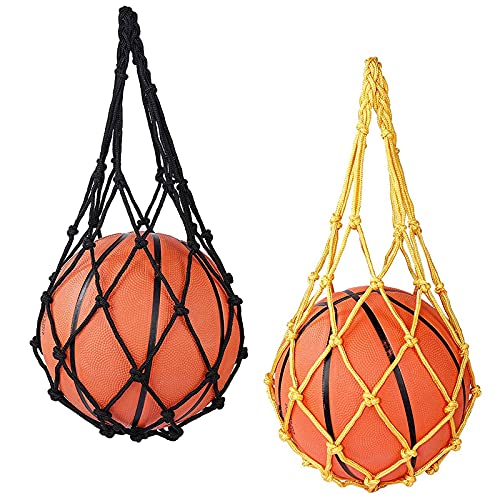 Ball Trage Net Netz Basketball Tragbar Netz Fussball Netz Tasche Leicht Ball Tragbare FußBallnetz Tasche,Basketball Tasche,Rugby Tasche,Volleyball Netz Tasche,Geeignet FüR Beach-Volleyball,2 StüCk