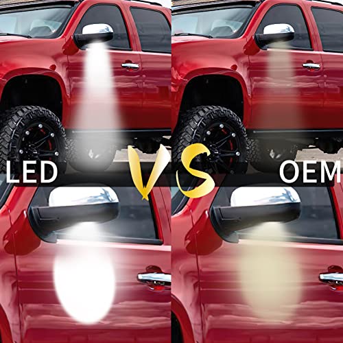 Luces LED para espejo Chevy Silverado y GMC Sierra miniatura 7