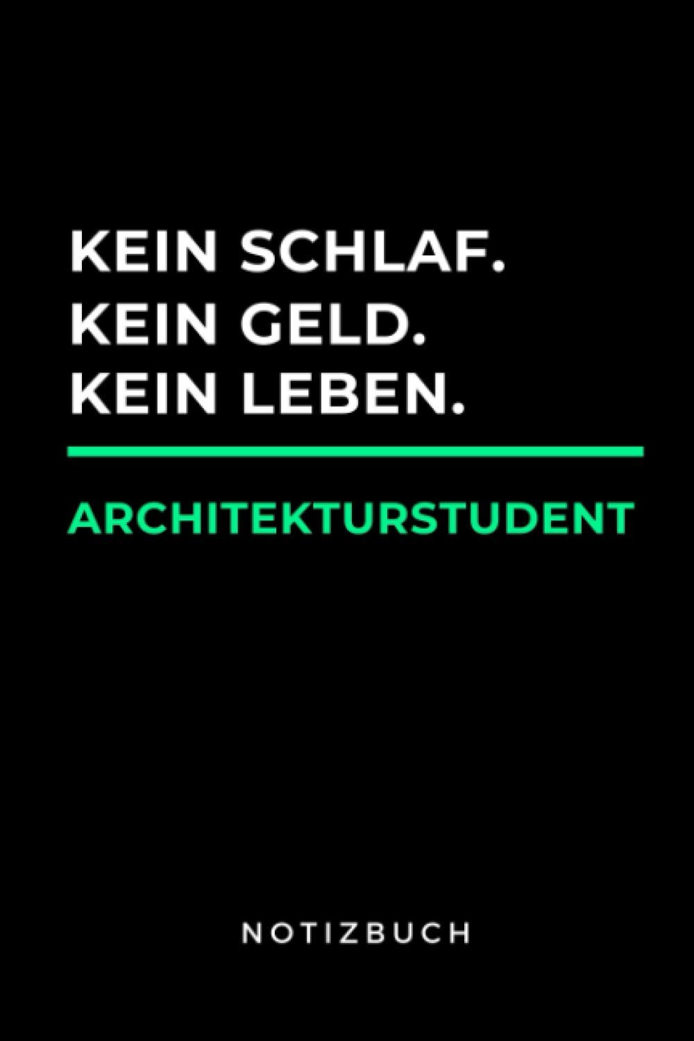 Cadeau pour étudiant en architecture carnet de notes et agenda de révision