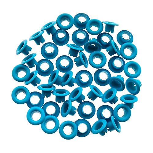 Mimo Ilhós Creating - Redondo - Azul Claro - 4,5 mm - 50 Unids - Ideal Para Projetos de Scrapbook, T