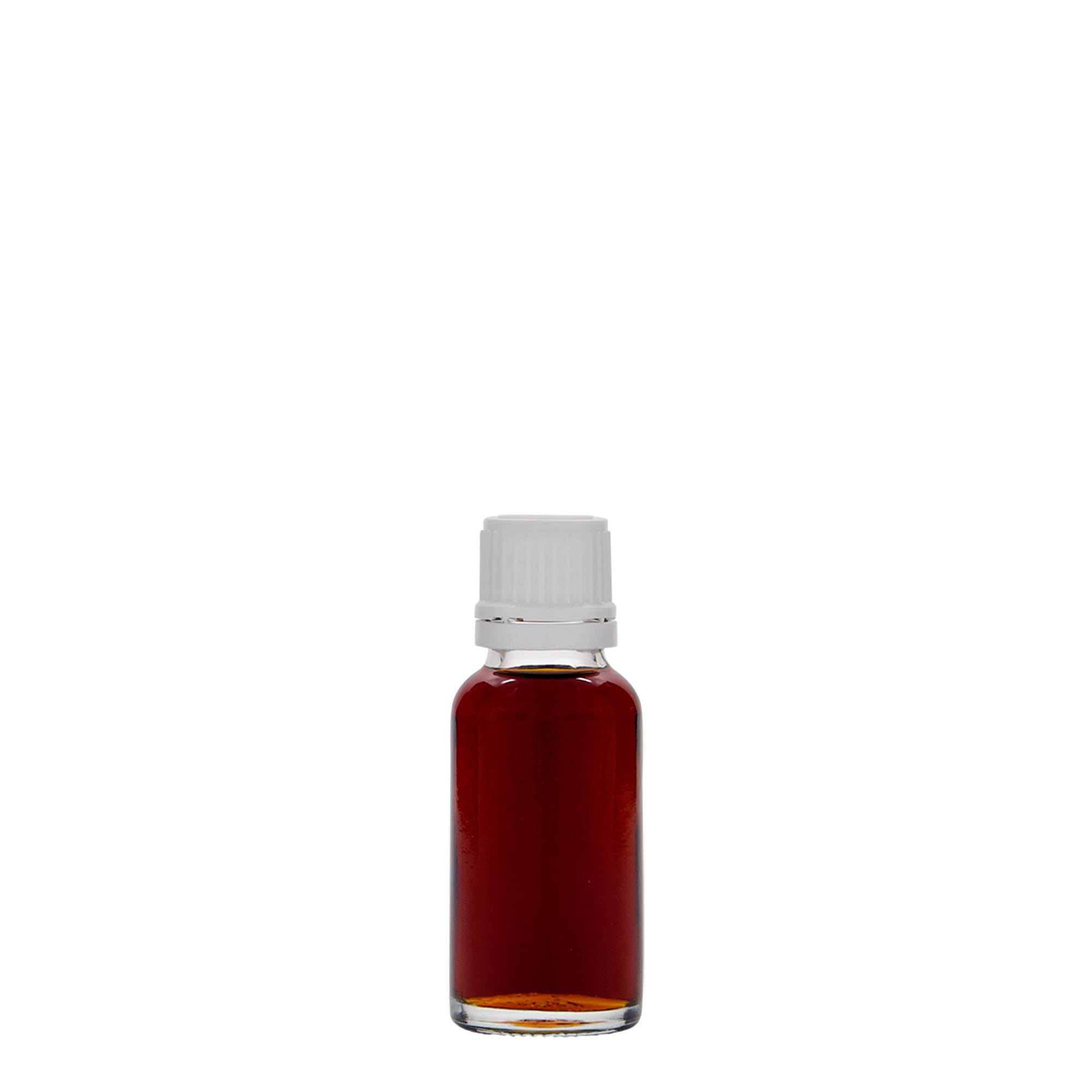 50er Set Braunglas Medizinflaschen 20 ml mit Schraubverschluss