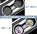 Rawan Car Cup Holder Coaster, 2PCS Cute Cartoon Car Coasters for Cup Holder Universal Auto Anti Slip Insert Coaster Car Assecories for Women Men,Cute Car Interior Accessories (W) (A) (B)