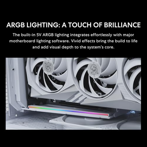 Image of Lian Li ATX PC Case 4 Slots Vertical GPU Kit (VG4v4 White) | Premium Gen 5 Riser Cable PCI-E 5.0 x16-200mm, PCIe 3.0 /4.0 Compatible, Adjustable Position, Anti-Sag Support