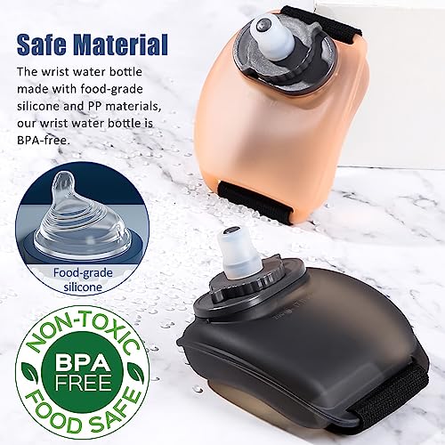 HINATAA Wrist Sports Water Bottle, Hand-Free Wrist Running Water Bottle - Image 4