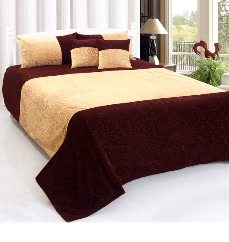 See full amazon price history chart for Homesajja Super Soft Velvet King Size Bedsheets for Double Bed 180 TC Fabric 1 Bed Cover with 2 Large Pillow Cover and 2 Cushion Covers | Colour- Coffee/BEIJE Homesajja Super Soft Velvet King Size Bedsheets for Double Bed 180 TC Fabric 1 Bed Cover with 2 Large Pillow Cover and 2 Cushion Covers | Colour- Coffee/BEIJE (B09ZF273T1) Amazon Price History, Amazon Price Tracker