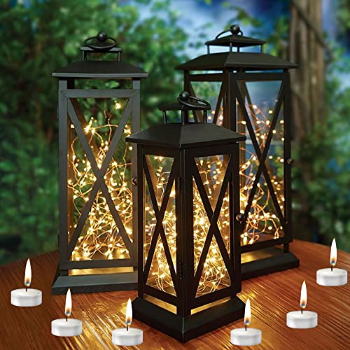 Image of 1ABOVE Tea Light Candles 4 Hour Long Burn Time White Unscented. (50 Pack)