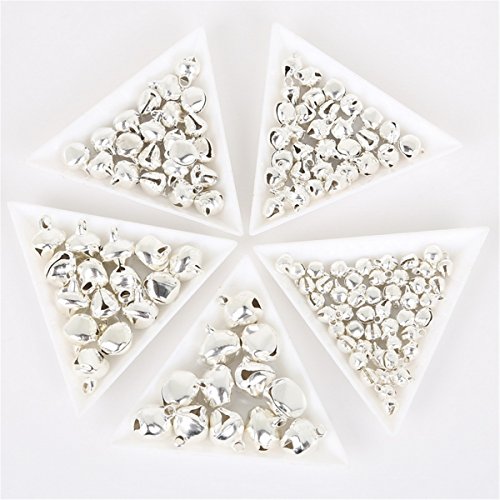 70Pcs Mini Christmas Jingle Bells Bulk For Diy Craft Assorted Loose Beads Jewelry Charms Bells For Festival Wedding Decorations,12Mm #TOP1