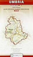 Umbria Road Map with Index of Localities (English, Spanish, French, Italian and German Edition) 8879148850 Book Cover