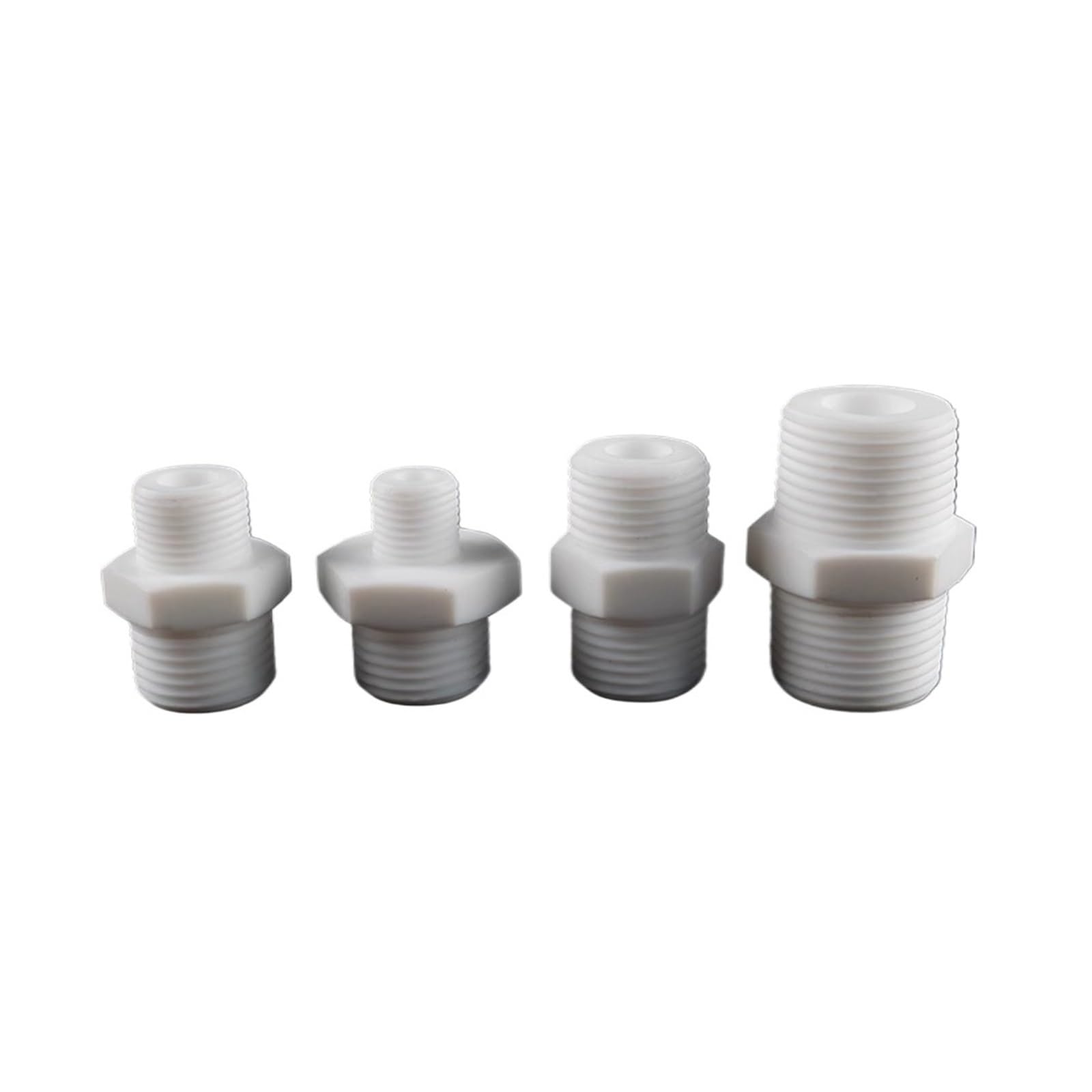 PTFE 1/8 "1/4" 3/8 "1/2" 3/4 "BSP NPT conector de instalación de tubería reductor de boquilla hexagonal macho(BSPP,1_OTHER)