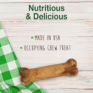 Nylabone Healthy Edibles Natural Dog Chews Long Lasting Roast Beef Flavor Treats for Dogs, Medium/Wolf (2 Count) Nylabone Healthy Edibles Natural Dog Chews Long Lasting Roast Beef Flavor Treats for Dogs, Medium/Wolf (2 Count)