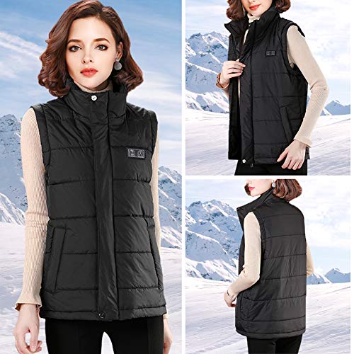image for Binnice Heated Vest for Men and Women Electric Warm Vest Adjustable He