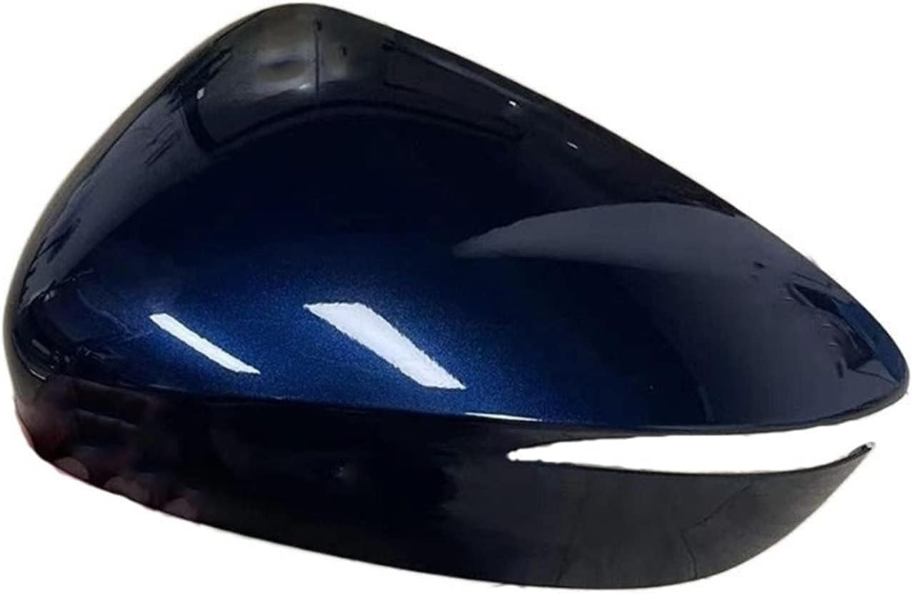 Side Rearview Mirror Cover Cap Door Mirror Shell Compatible with Mazda CX-3 2013-2022 Compatible with Mazda CX-5 2015 2016 (Color : E Right RH),Dark Blue Rh