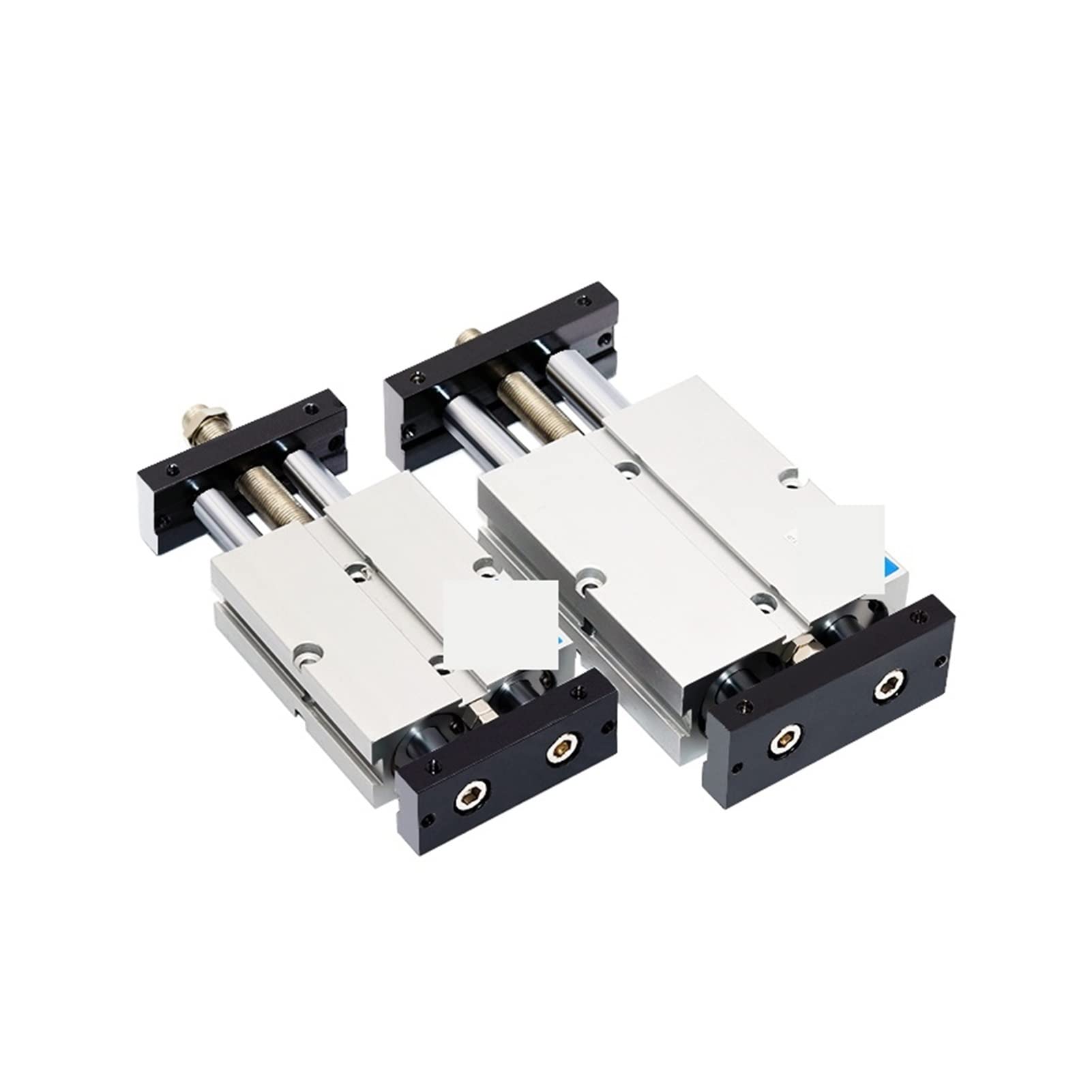 Pneumatikzylinder, Pneumatische Zylinderbohrung vom doppelten Stabentyp 25 32 mm Aluminiumlegierhub 10~200 mm Luftzylinder Verstellbarer Strich(TNJ25x50-30)