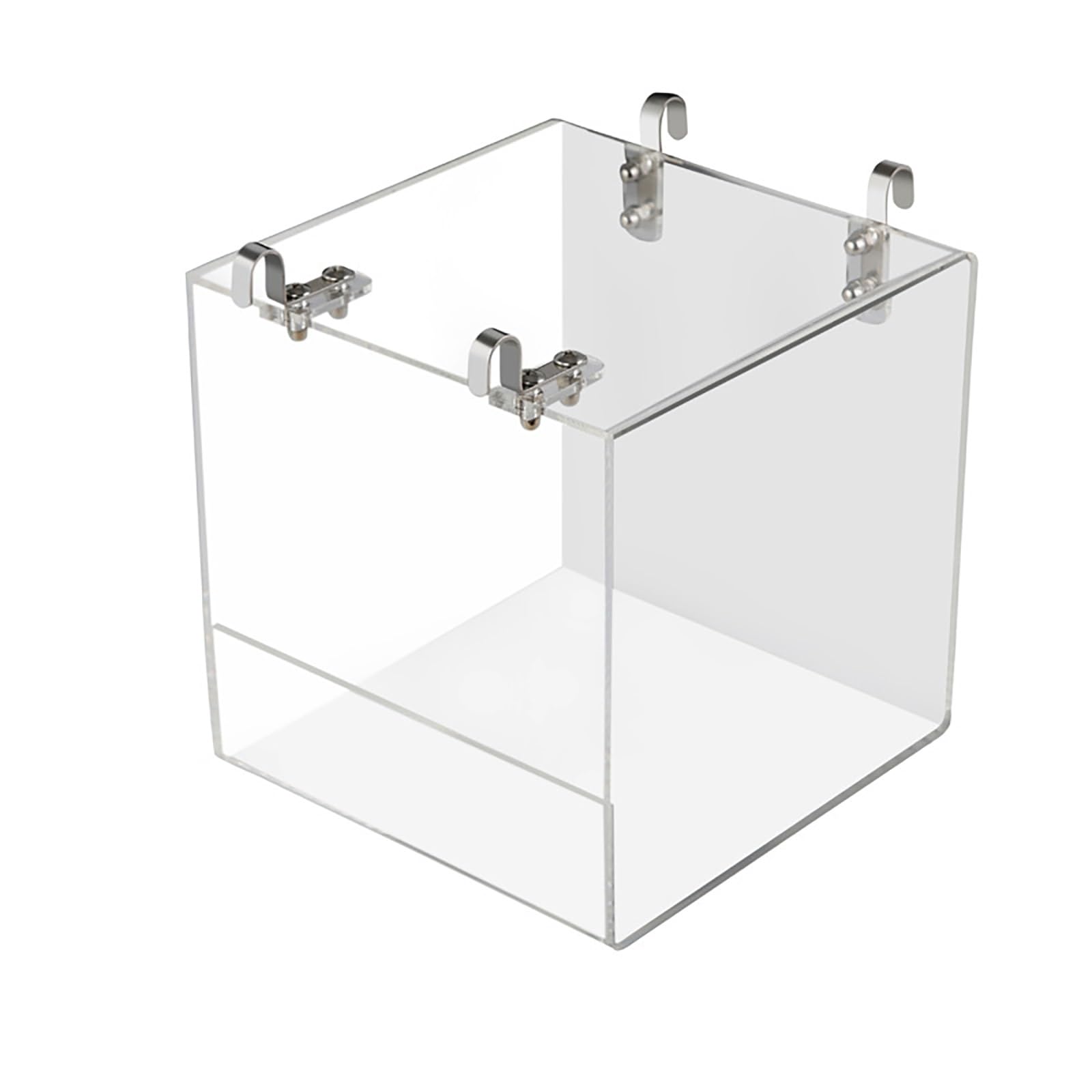Bagno per Uccelli Appeso Cubo per Uccelli, Gabbia Uccelli da Compagnia, Gancio in Metallo, Gabbia Accessori, per Uccelli Pet Pappagallo Pappagallino Cockatiel Gabbia Doccia (Size : Large) | Gancio In Metallo, Per Pappagallo Pappagallino Cockatiel, Accesso