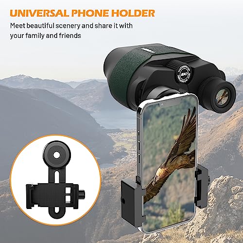 Ibq Binoculars For Adults Hd,12X30 Binoculars With Upgraded Phone Adapter, Compact Binocular With Low Light Night Vision,Small Binoculars For Kids,Waterproof Binoculars For Bird Watching,Outdoor Sport #TOP5