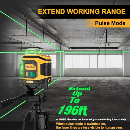 PREXISO Rechargeable Self Leveling Green Laser Level with Tripod - image 4