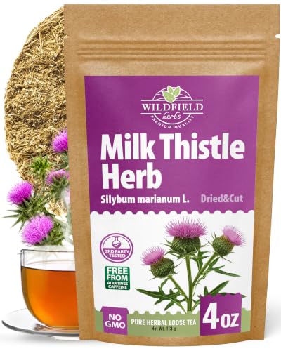4 oz. Milk Thistle Herb Dried Milk Thistle Herbal Tea (Silybum Marianum) - 113g Herb Tea Cardo Mariano
