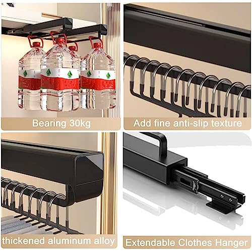 Style tiroir pour rangement de penderie extensible et peu encombrant