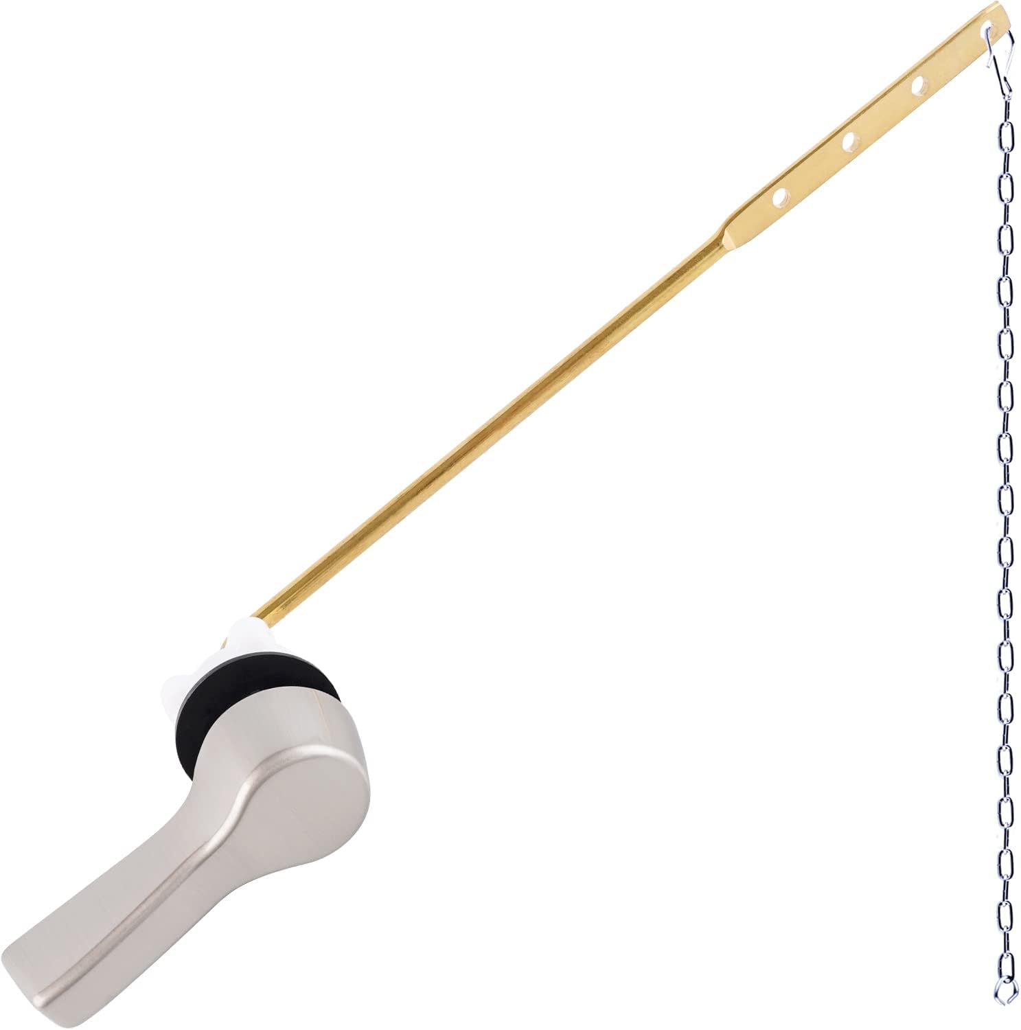 Hygie Rinse Metal Toilet Handle Lever Flush Replacement, Universal ...