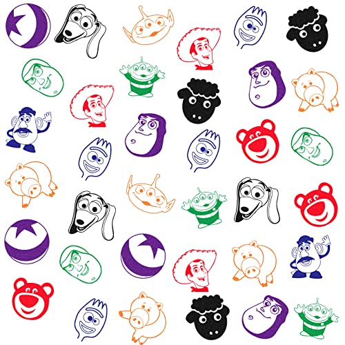 Teoy WANJUYINZHANG 24 Pcs Toy Inspired Story Themed Stampers, Toy Inspired Story Birthday Party Supplies Favors thumb #3