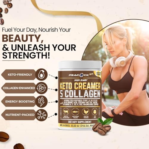 Peacock Max Collagen Keto Creamer