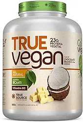 True Source True Vegan Proteína Vegetal - 1810G ((Chocolate Branco com Coco)
