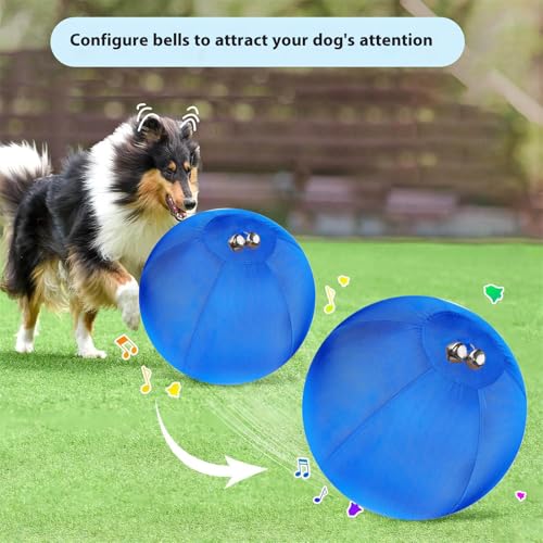 Jouet gonflable interactif pour chiens ballon de stimulation