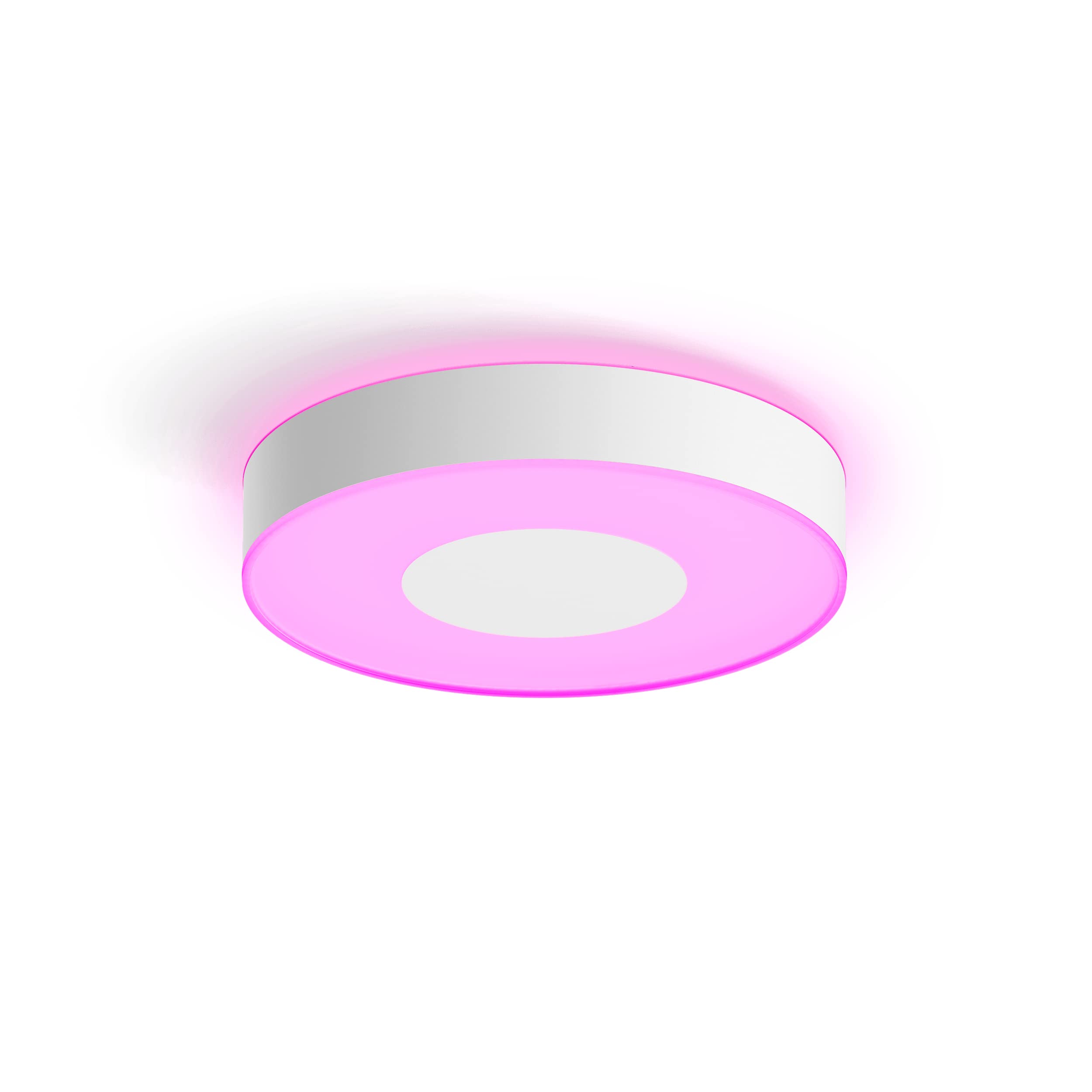 Philips Hue – Lámpara de Techo LED Inteligente Hue Xamento, 33W - 2450 lúmens - Luz Blanca y de Colores, Compatible con Alexa y Google Home, Color Blanco, 38cm diámetro