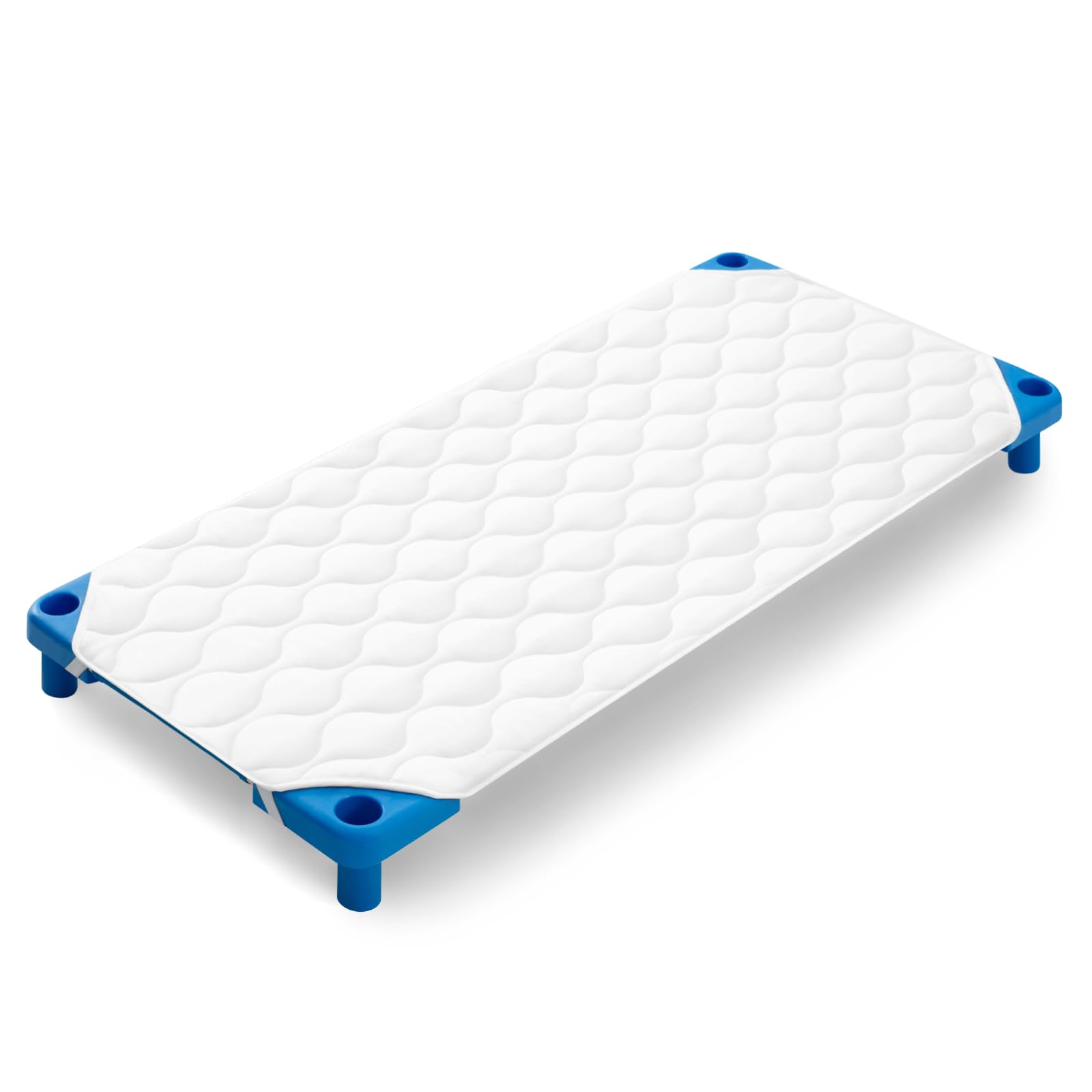Comfyanno Quilted Daycare Cot Nap Mat for Boys, Girls, Soft & Breathable, Gentle on Skin, Extra Support & Comfort for Toddler Cozy Nap Time Sleep,
