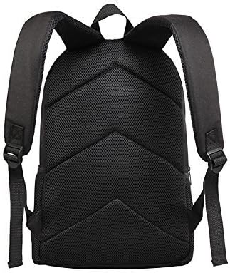 Basketball School Backpack for Boys/Girls 17 in Black Boy Backpack,Cool Design Casual Daypack Sports Backpack for Man/Kid/Girl/Woman - Image 5