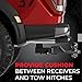 Suspension Dudes 2-inch Hitch Receiver Silencer Pad Reduces Rattle and Noise, Provides Cushion Between Hitch Receiver and Tow Hitches, Made in USA (Black, 3)