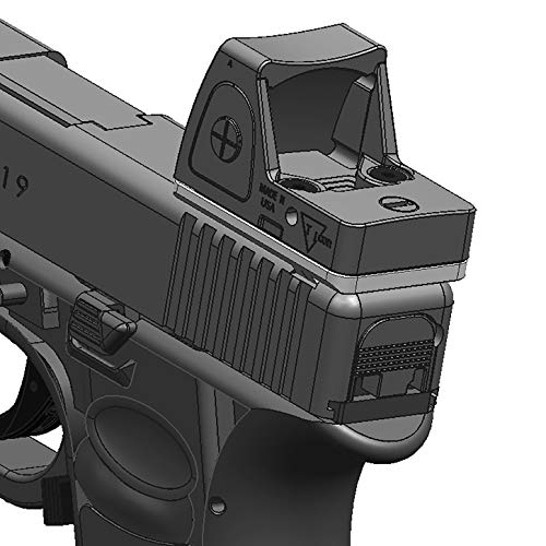 Dpp Titanium Mounting Kit/Plate/Adapter Compatible With Glock Trijicon Rmr/Sro&Holosun 407C507C/508T (Aluminum) #TOP2