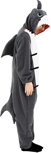Miniatura 5 de Pijama mameluco de tiburón para mujer, disfraz de tiburón
