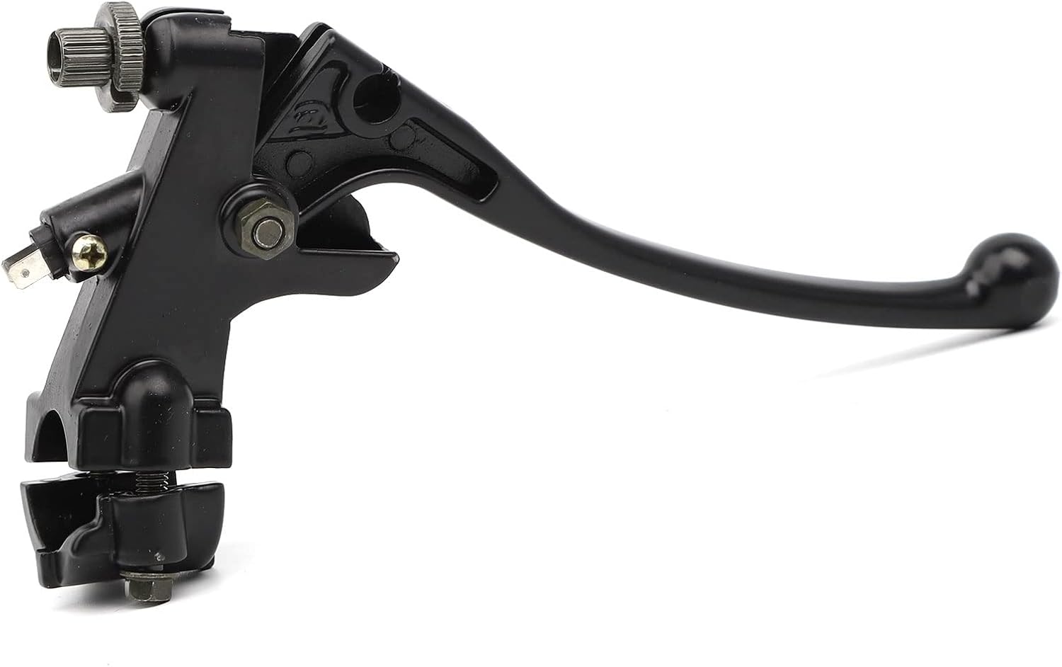 Motorcycle Levers 7/8" Universal Black Left Brake Lever with M10 Mirror Mount Clutch Brake Handle Perch for Honda MSX125 SSR 125cc Mini Dirt Bike Clutch Lever Brake Lever Pit Dirt Bike Parts