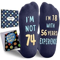 I Am Not 74 Black Blue