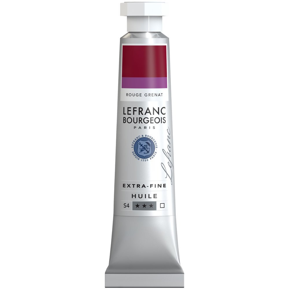Lefranc & Bourgeois Extra Fine Lefranc Oil paints Artist Pigments, oil-based paint, Garnet red, 20 ml — image 1