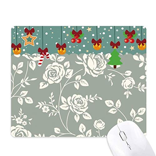 Tapis de souris caoutchouc feuilles roses : fini les tapis qui glissent