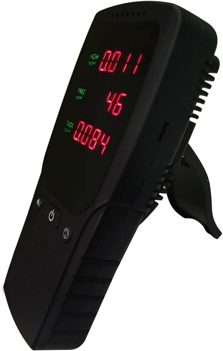 Gas Detector, PM2.5 Haze Meter Formaldehyde Detector Household Indoor Air Quality Detector