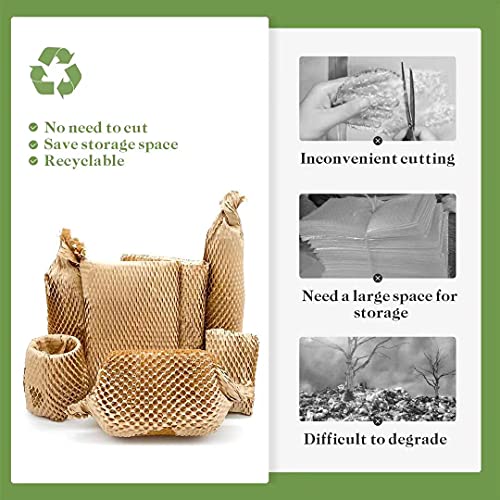 honeycomb packing paper 1534 x 13139 packing paper substitute alternative for bubble cushioning wrap for moving shipping packaging recyclable moving supplies bubble packing wrap protective roll