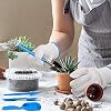 godehone Succulent Tools, 13 Pcs Mini Garden Tool Set, Transplanting Tools Set,Succulent Care kit for Succulent Miniature Gardening Plant, Blue