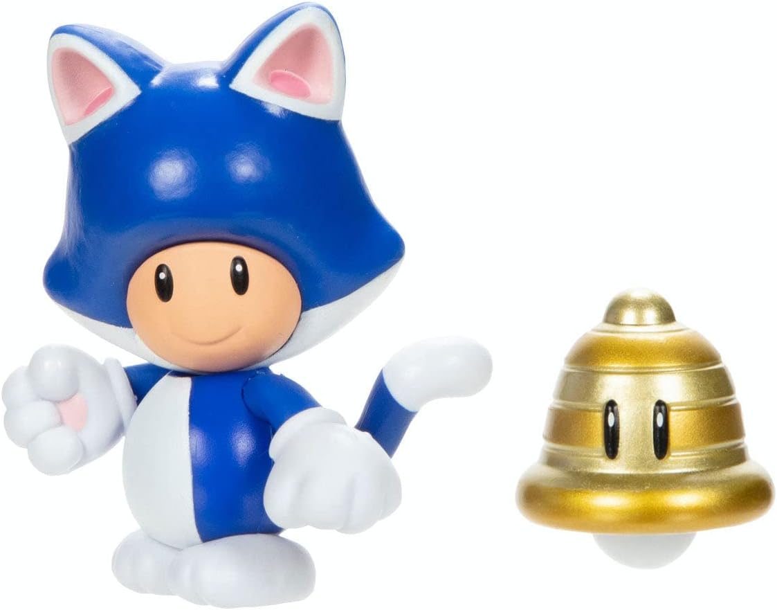 SUPER MARIO World of Nintendo 4" Cat Toad Figure - Image 3