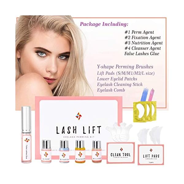 Lash-Lift-Kit-For-Perming-Curling-and-Lifting-Eyelashes-Semi-Permanent-Salon-Grade-Supplies-For-Beauty-Treatments-Includes-Eye-Shields-Pads-and-Accessories Lash Lift Kit for Perming, New Glue Curling and Lifting Eyelashes, Semi Permanent Salon Grade Supplies for Beauty Treatments, Includes Eye Shields, Pads and Accessories