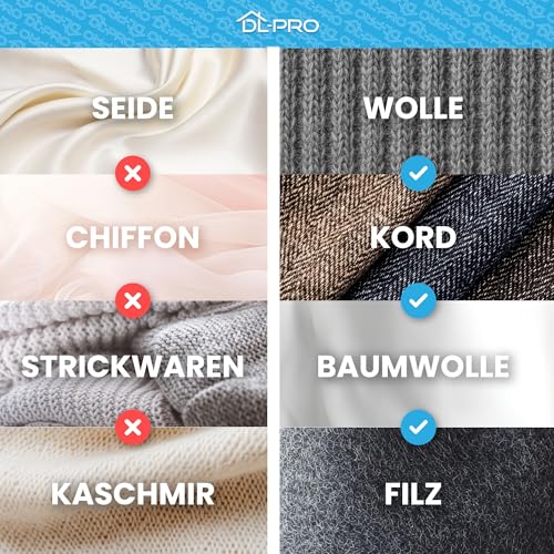 DL-pro Tierhaarentferner - Fusselbürste, Katzenhaarentferner & Hundehaarentferner aus Holz und Kupfer – kompakt, umweltfreundlich, effizient auf Kleidung, Bett, Sofa, Teppich & Autokofferraum