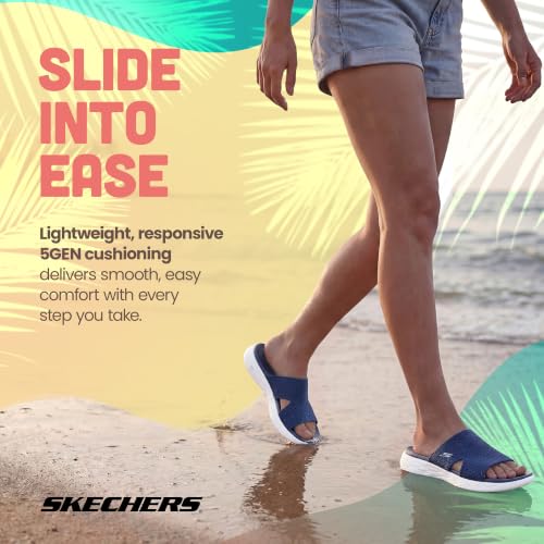 Image of Skechers Women's On-The-Go 600 Adore | Casual, Stretch Fit, Air-Cooled Goga Mat, 5GEN Cushioning, Machine Washable